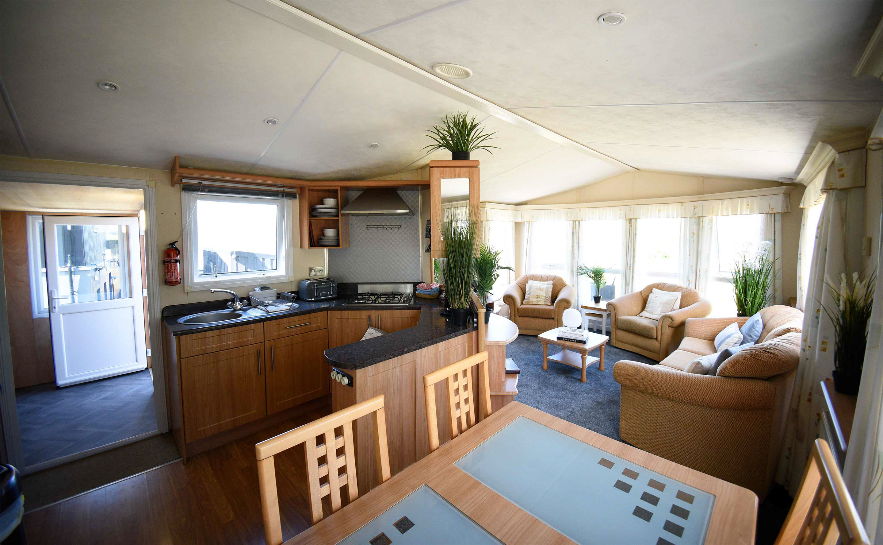 Caravan Skye offers modern self catering Caravans on the Isle of Skye with modern kitchen Portree Accommodation